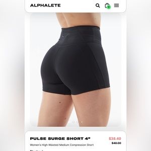 Alphalete Pulse Surge Short 4’